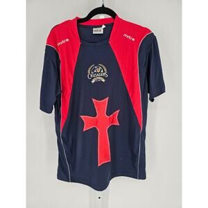 Crusaders Football Club Short Sleeve Soccer Jersey by Mitre Sz L